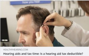 hearing aids tax deductible